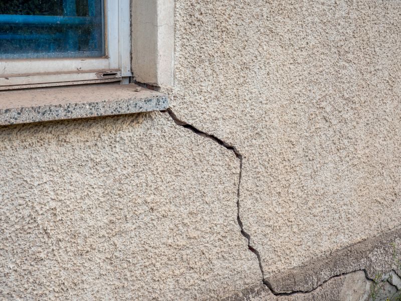 Cracked Stucco Repair detail
